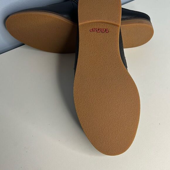 Taos Footwear Black Textured Flats - Picture 4 of 7